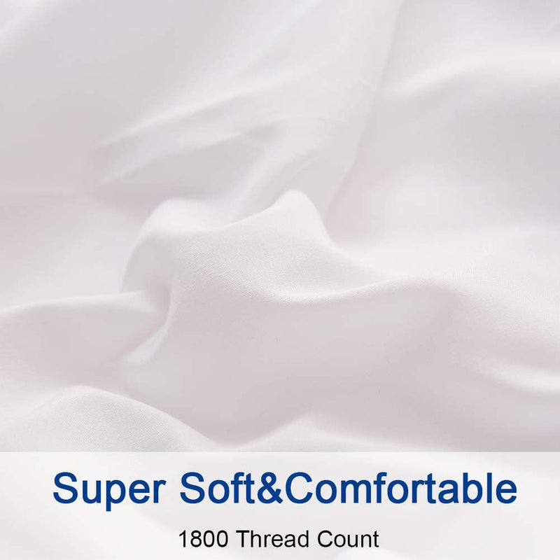 White Egyptian Micro Fiber Sheet 1800TC