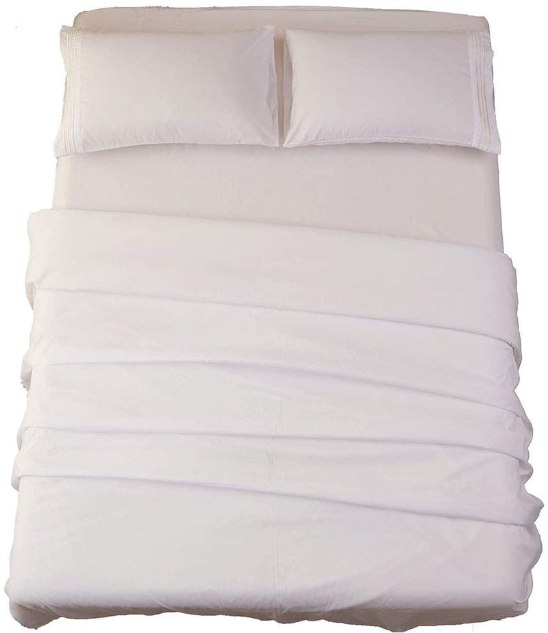 White Egyptian Micro Fiber Sheet 1800TC