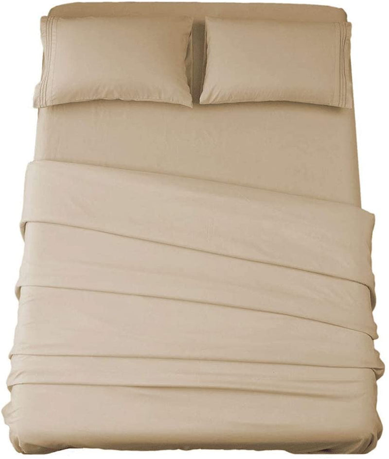 Taupe Egyptian Micro Fiber Sheet 1800TC