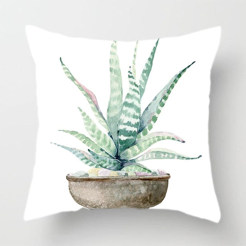 Cactus Flower Pillow Cover