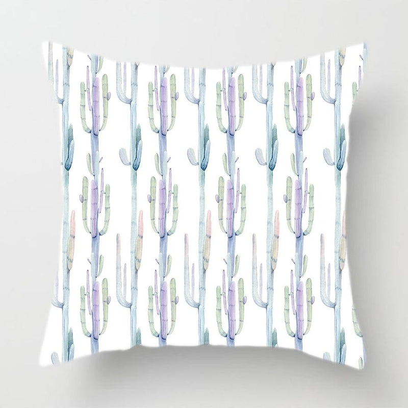Cactus Flower Pillow Cover