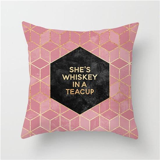 Geometric Diamond Pillow Collection