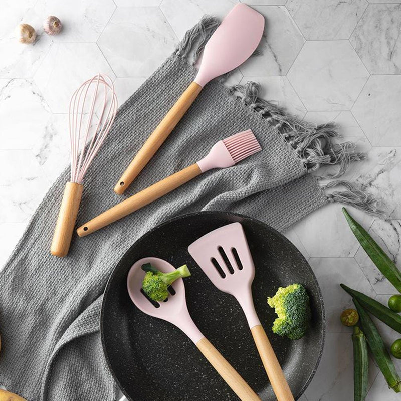 Silicone Cooking Utensils Set