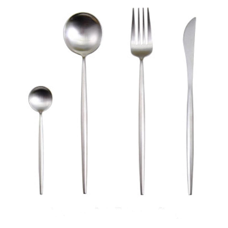 Premium Black Gold Flatware Set