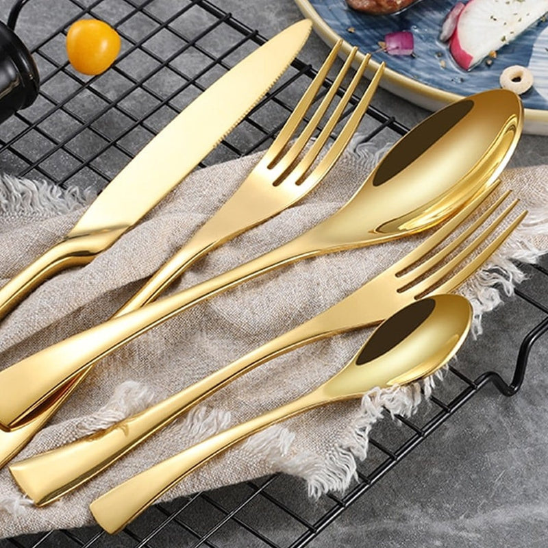Prime Quality Black Flatware Set