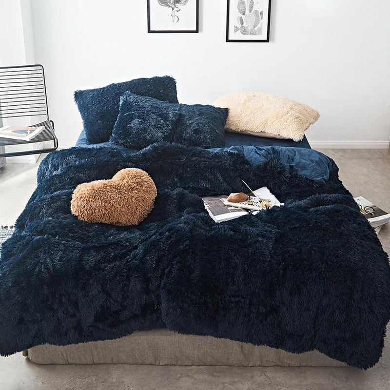 Luxury Plush Duvet Cover & Bed Sheet Set