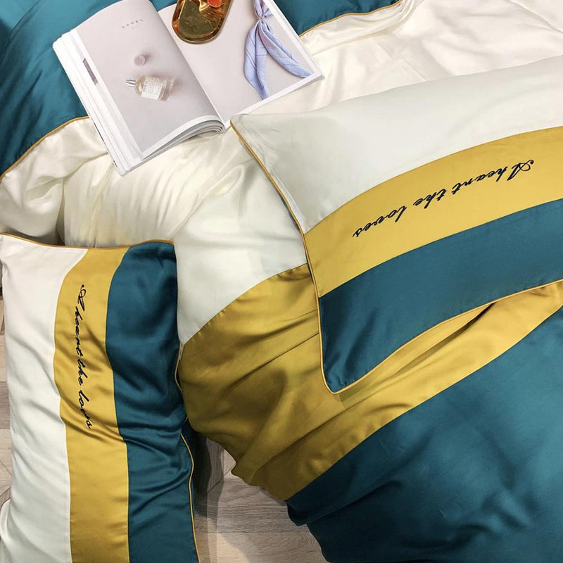Pure Tencel Silk Duvet Cover & Bed Sheet Set