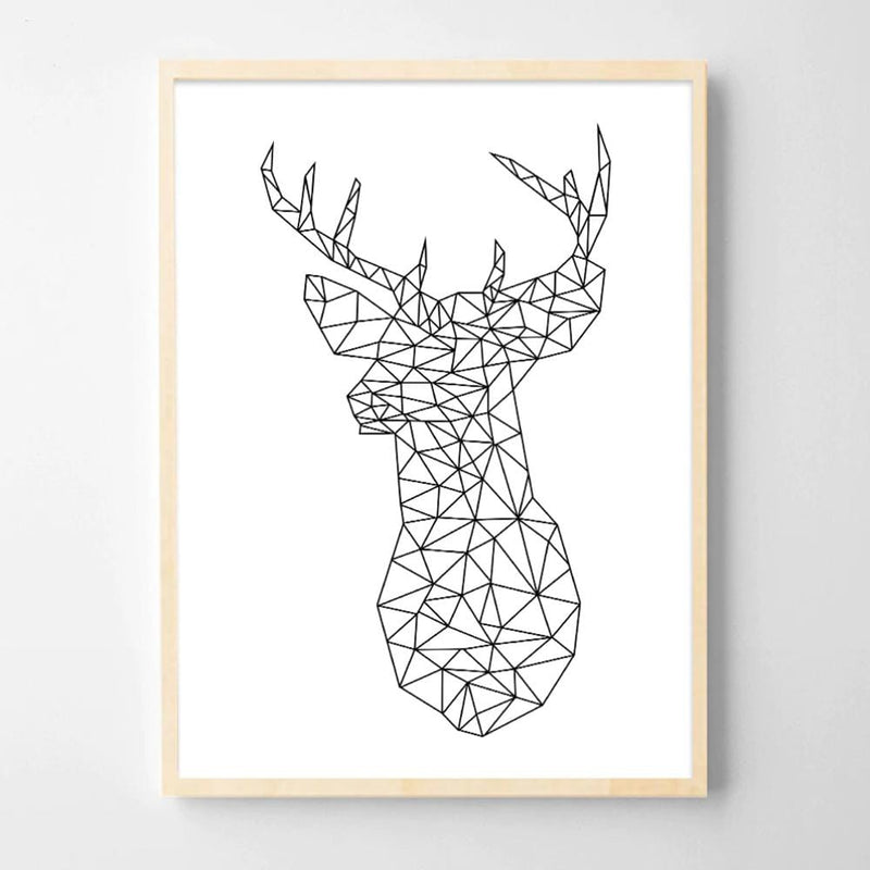 Nordic Style Geometry Art