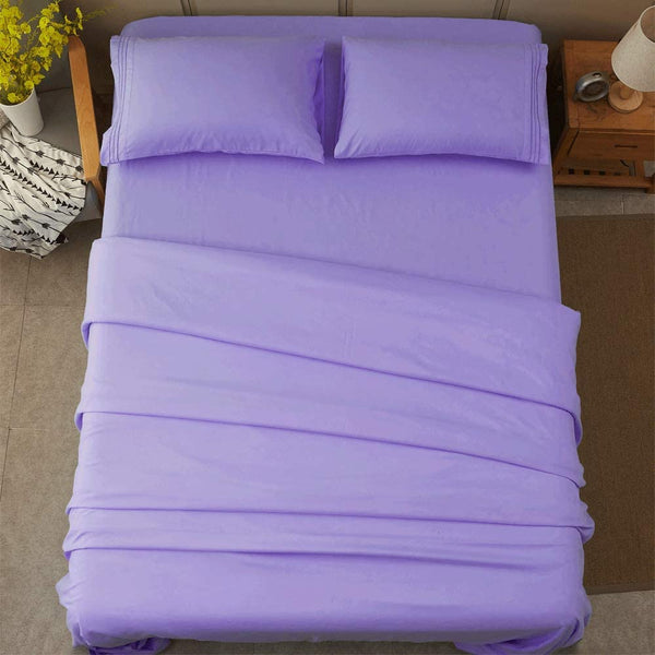 Lavender Egyptian Micro Fiber Sheet 1800TC