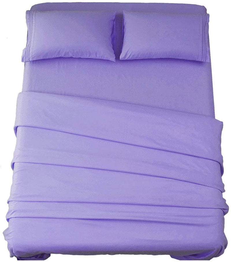 Lavender Egyptian Micro Fiber Sheet 1800TC
