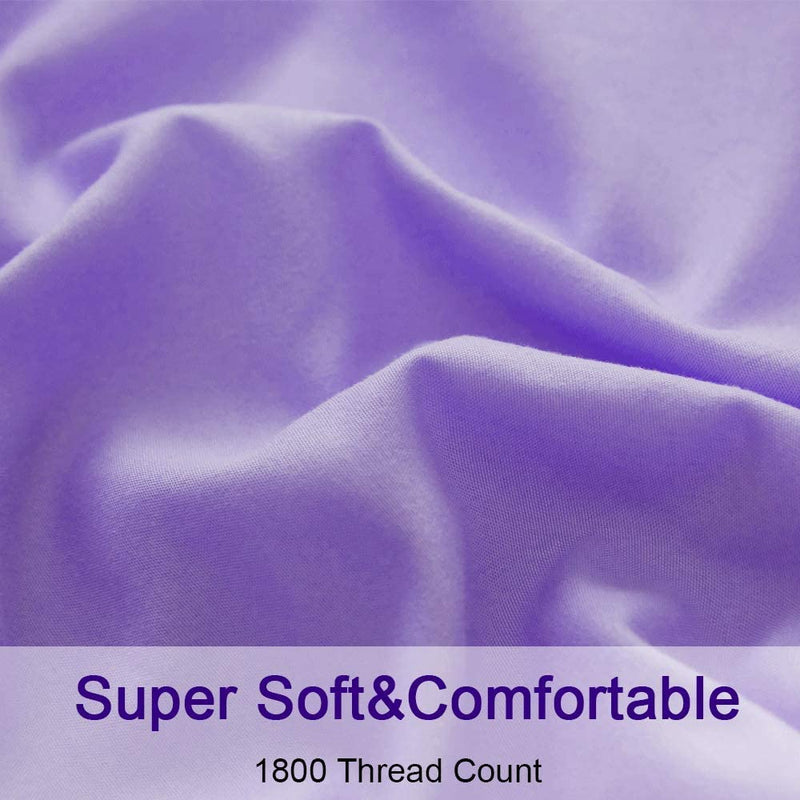 Lavender Egyptian Micro Fiber Sheet 1800TC