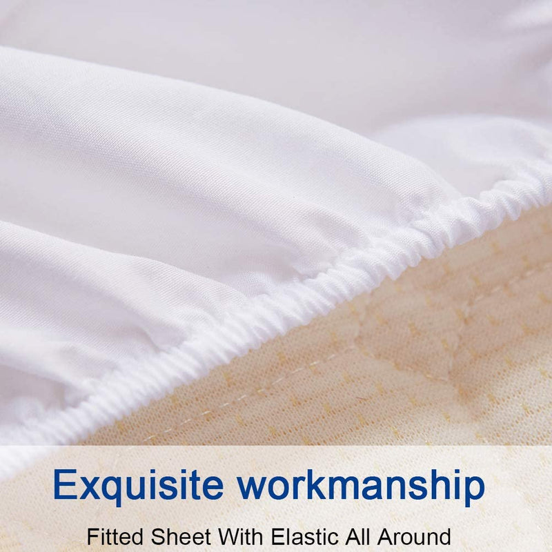 White Egyptian Micro Fiber Sheet 1800TC