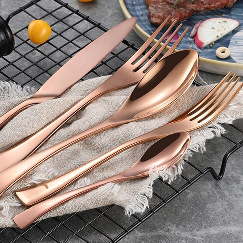 Prime Quality Black Flatware Set