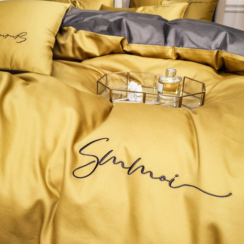 Pure Cotton Duvet Cover & Sheet Set
