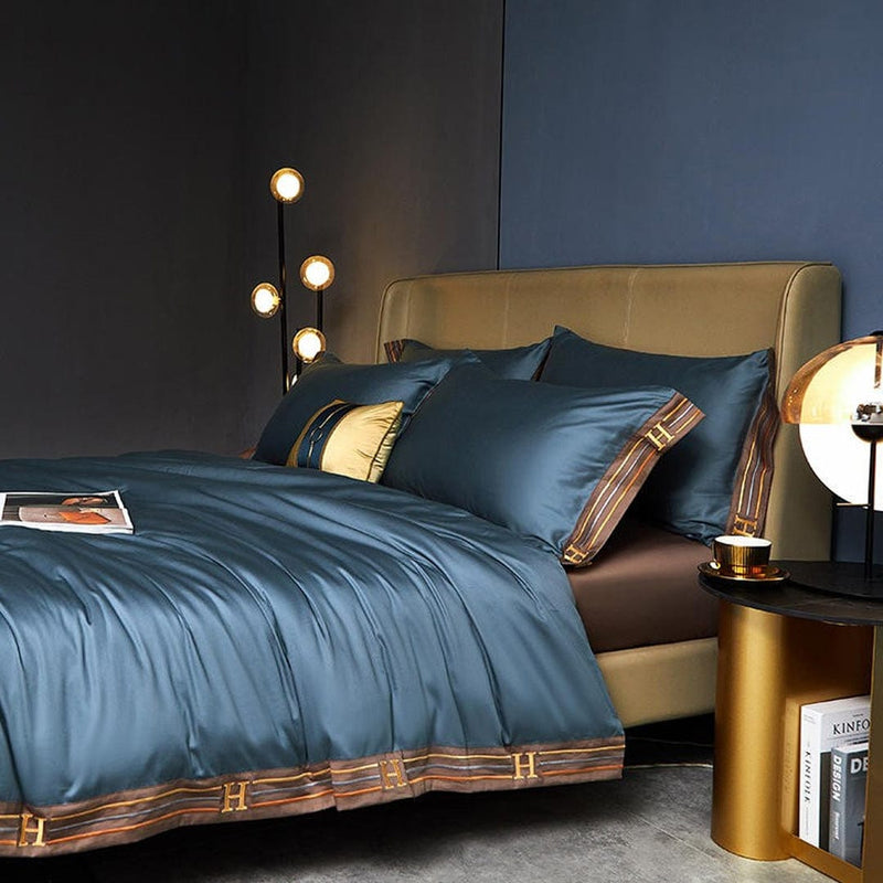 Dania Luxury Egyptian Duvet Cover & Sheet Set