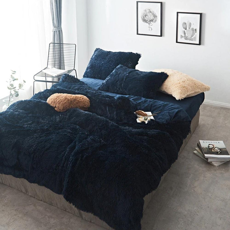 Luxury Plush Duvet Cover & Bed Sheet Set