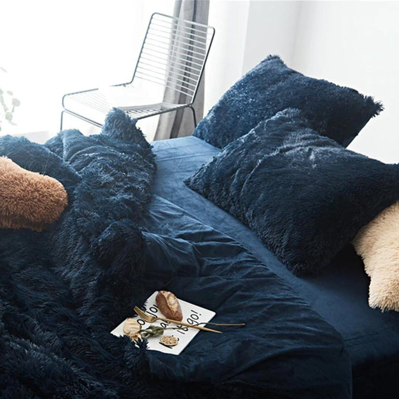 Luxury Plush Duvet Cover & Bed Sheet Set