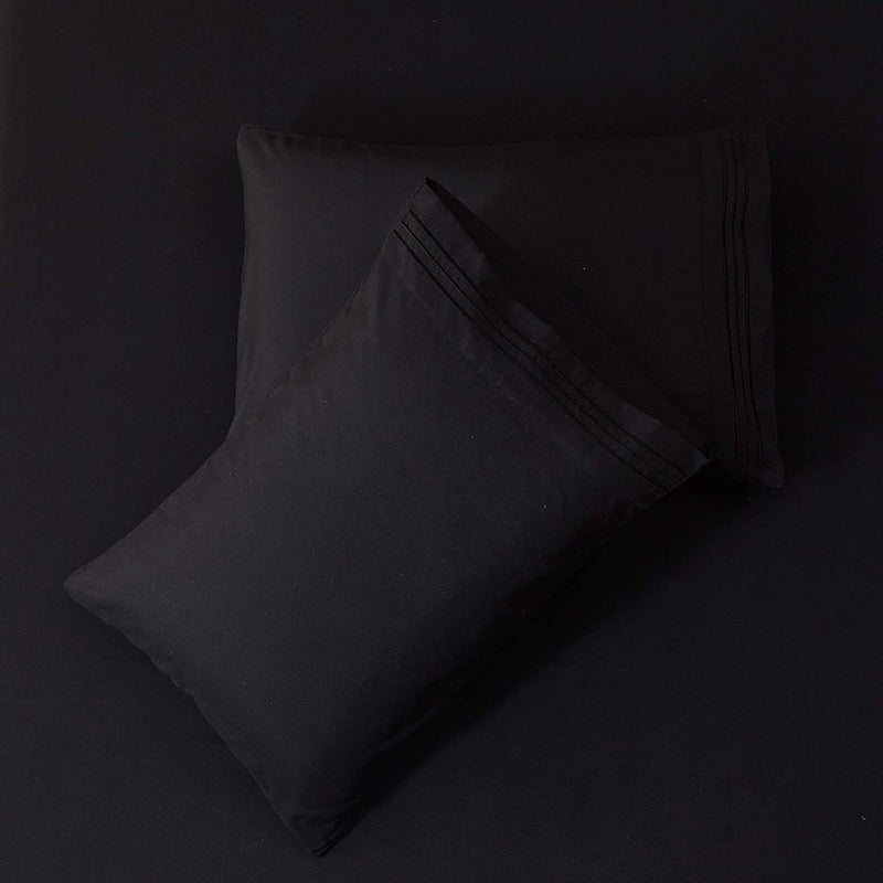 Black Egyptian Micro Fiber Sheet 1800TC
