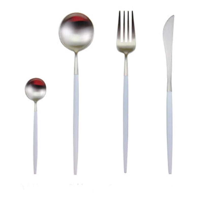 Premium Black Gold Flatware Set