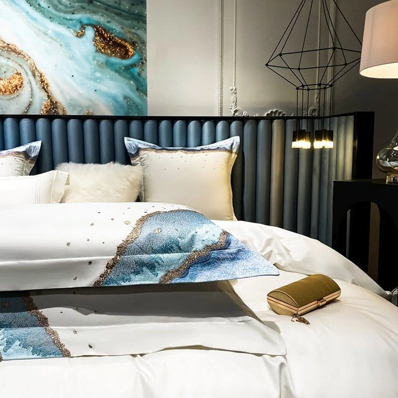 Marine Luxury Duvet Cover Set (Egyptian Cotton)