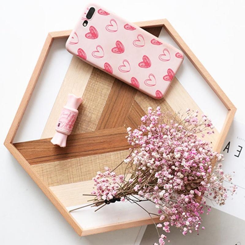 Wooden Hexagon Tray