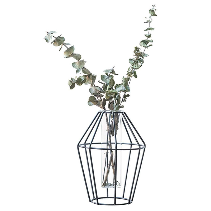 Geometric Iron Vase