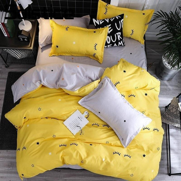 Sleepy Eyes Duvet Cover & Sheet Set