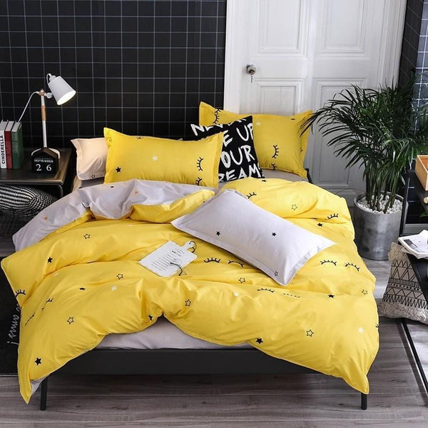 Sleepy Eyes Duvet Cover & Sheet Set