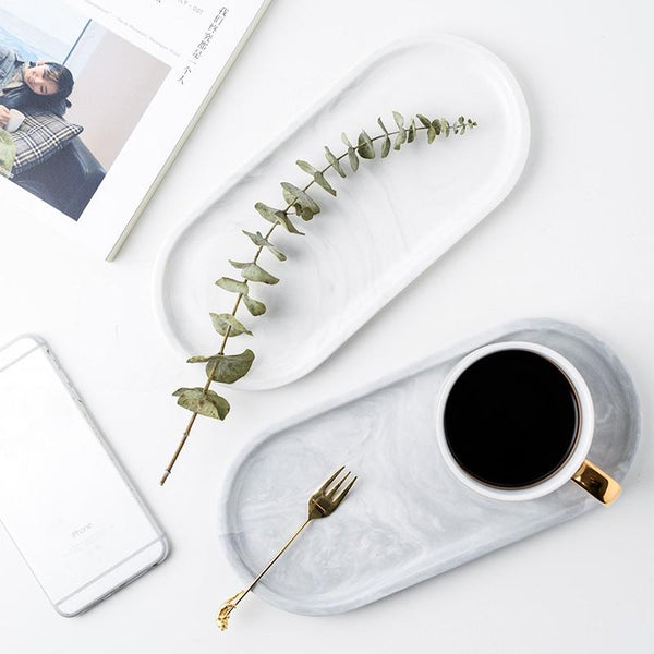 Ellipse Marble Tray