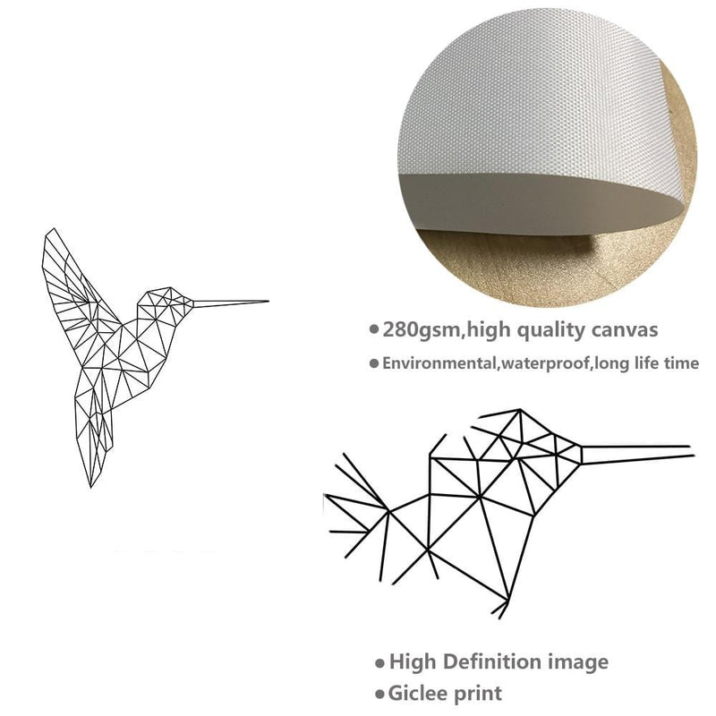 Nordic Style Geometry Art
