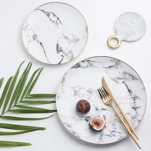 Deluxe Marble Dinner Plate