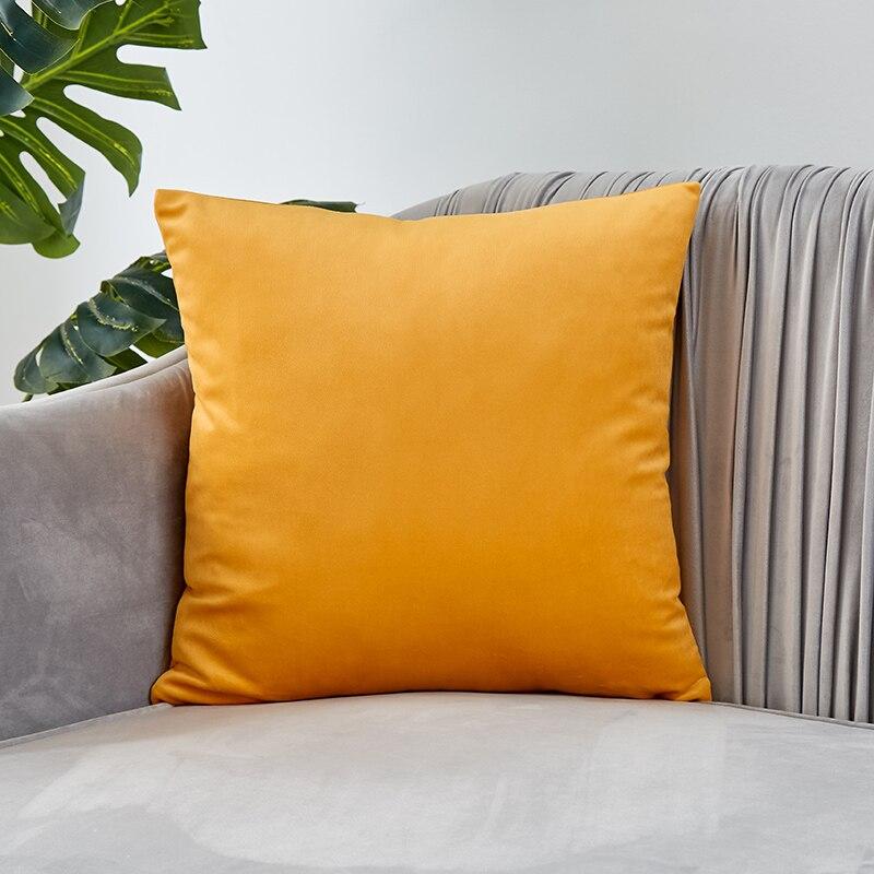 Velvet Throw Pillow Cover