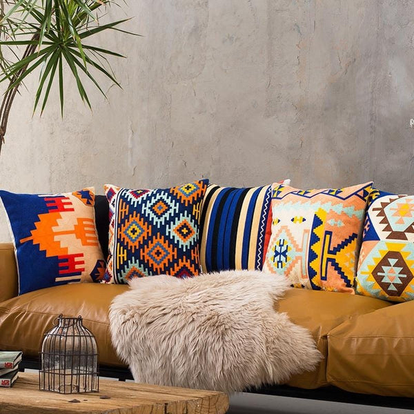 Geometric Pattern Cushions Cover
