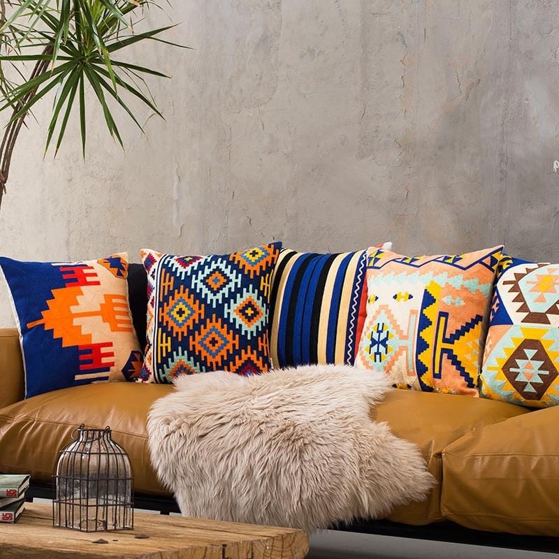 Geometric Pattern Cushions Cover