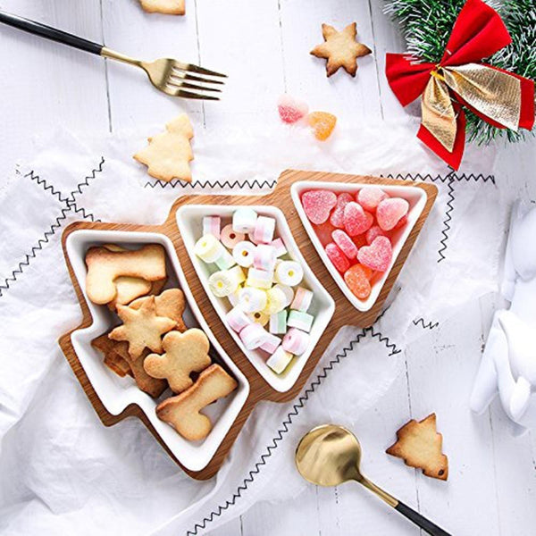 Christmas Tree Snack Plate
