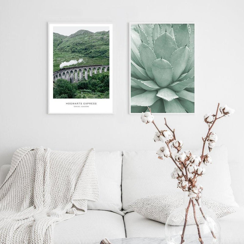 Scandinavian Boat Lake Canvas Art