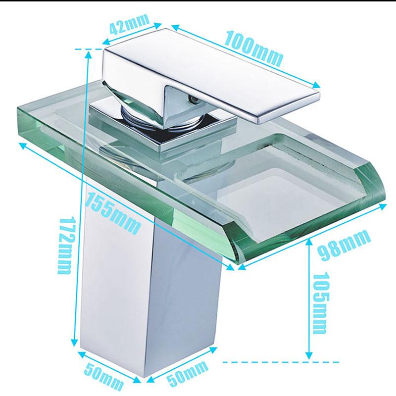 LED Temperature Color Changing Faucet