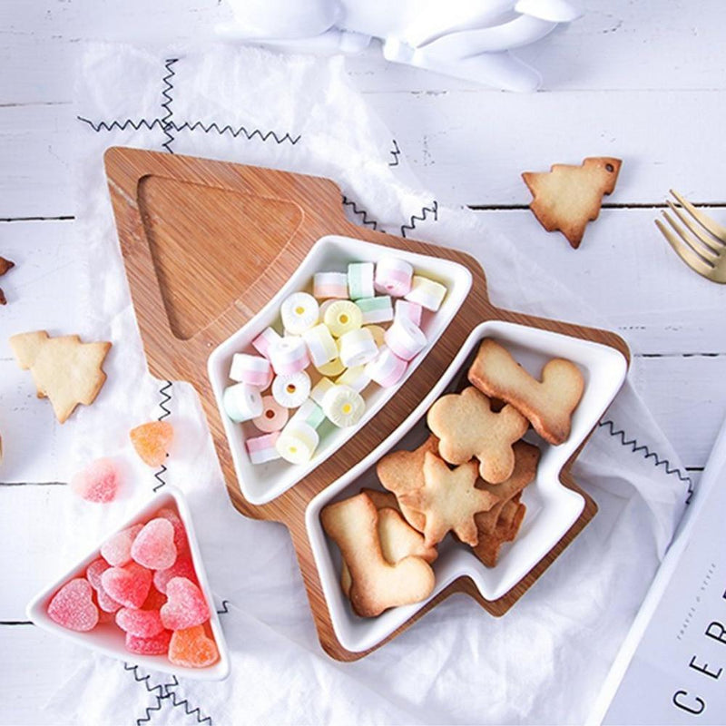 Christmas Tree Snack Plate