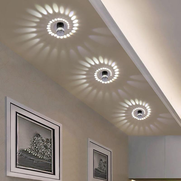 Modern LED Swirl Ceiling Light
