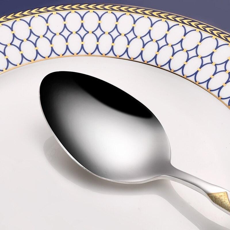 Gold Plated Flatware Set