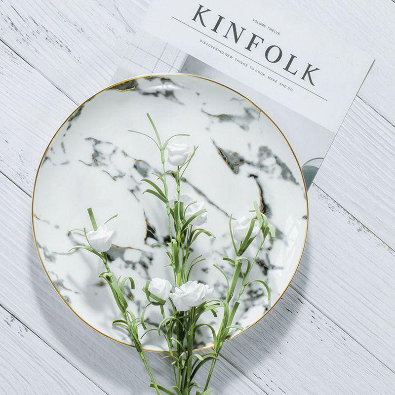 Deluxe Marble Dinner Plate