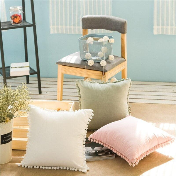 Pom Pom Pillows