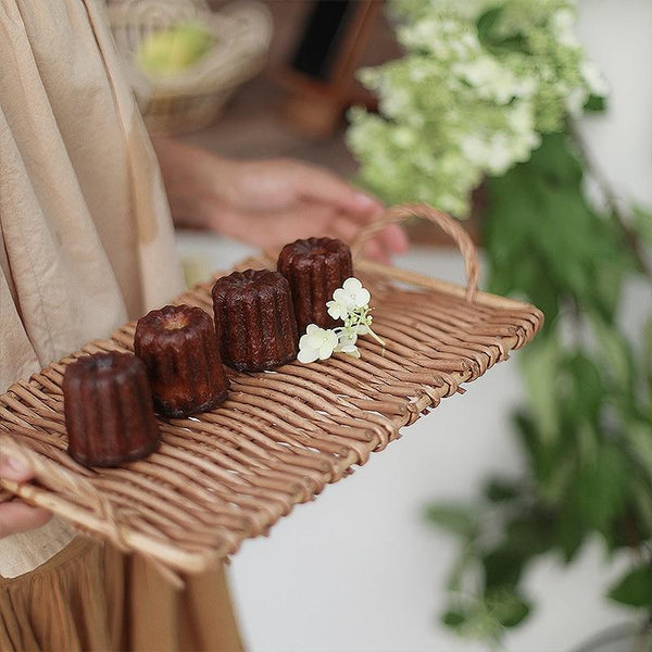 Rattan Cane Serving Tray