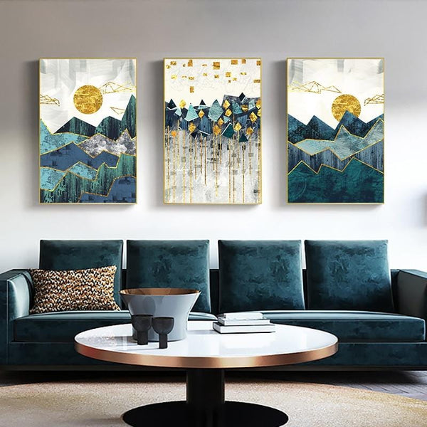 Abstract Mountain Wall Art