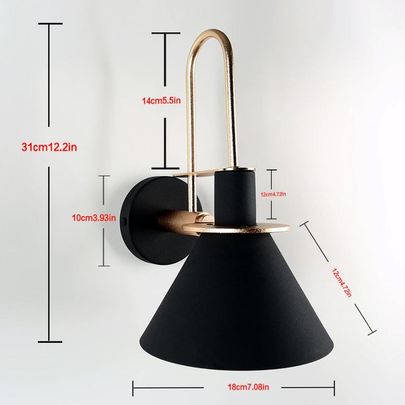 Wall Mounted Scandi Down Light Fixture