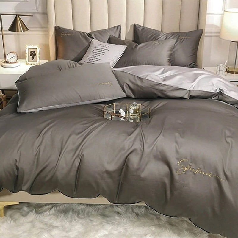 Pure Cotton Duvet Cover & Sheet Set